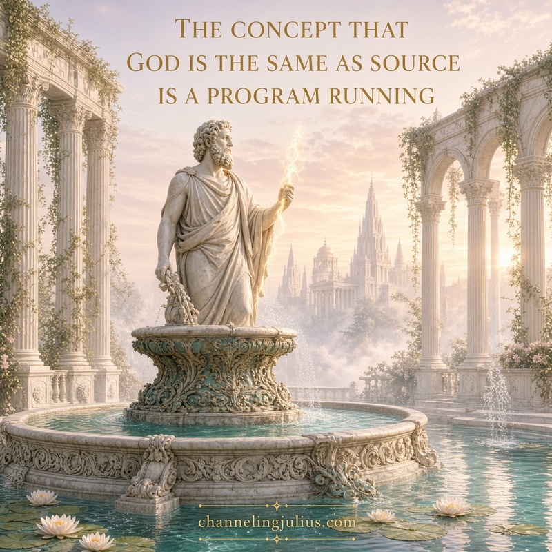 The Concept That God Is The Same As Source Is A Program Running